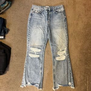 BDG urban outfitters cropped flare jeans